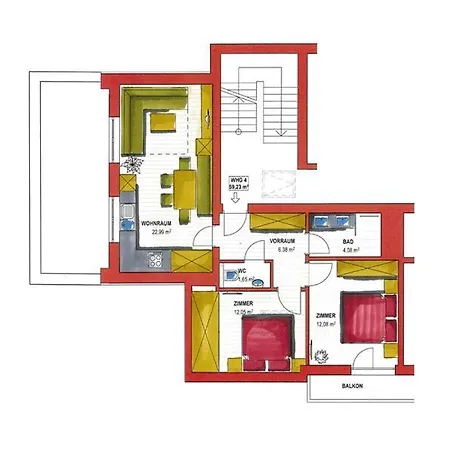 Apartmán Appartementhaus „hermannhaus“ *